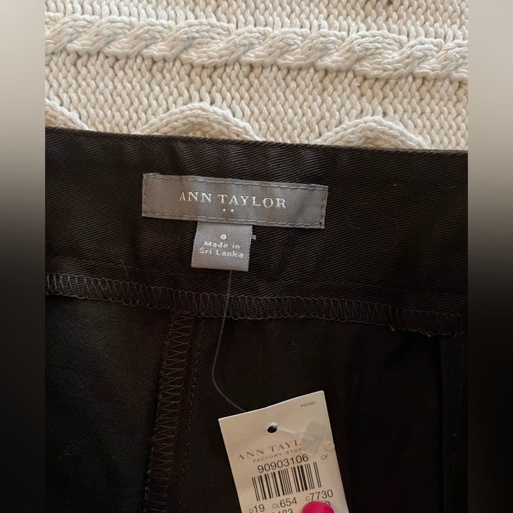 Ann Taylor NEW Dark Brown Dress Shorts Women’s Size 8 - Picture 10 of 12